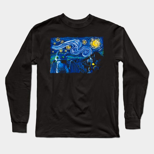 Starry Berk Long Sleeve T-Shirt by manikx
